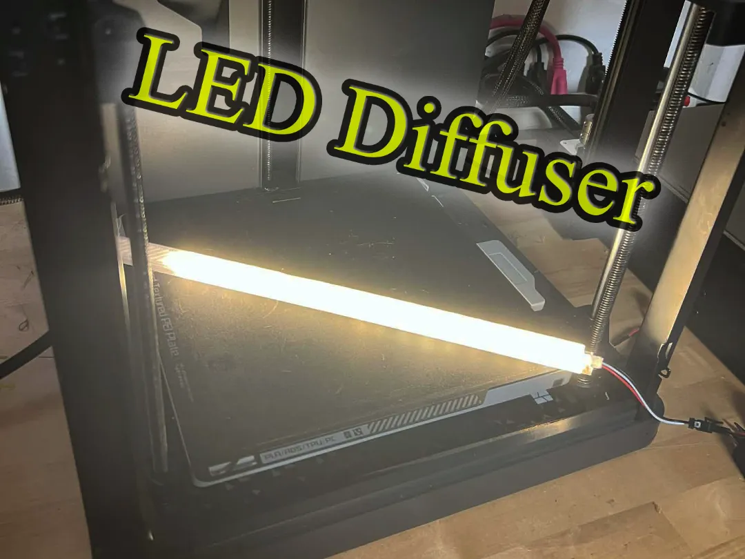 Snap-Fit Scalable LED Strip Diffusers - Free 3D Print Model - MakerWorld
