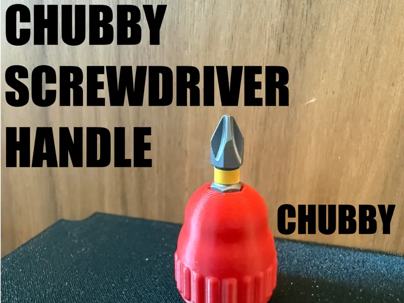 THE CHUBBY GOOD FEELING SCREWDRIVER BIT HOLDER