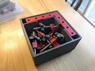 Clamping Squares Holder - Gridfinity
