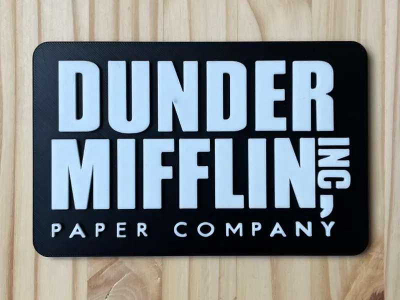 Dunder Mifflin Paper Company Logo|The Office