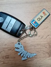 Porte-clés dinosaure articulé — photo 3