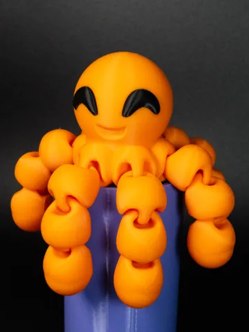 Objeto manipulable: Articulated Octopus Fidget with Wiggly Legs — vista de referencia 2