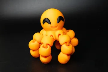 Objeto manipulable: Articulated Octopus Fidget with Wiggly Legs — vista de referencia 4