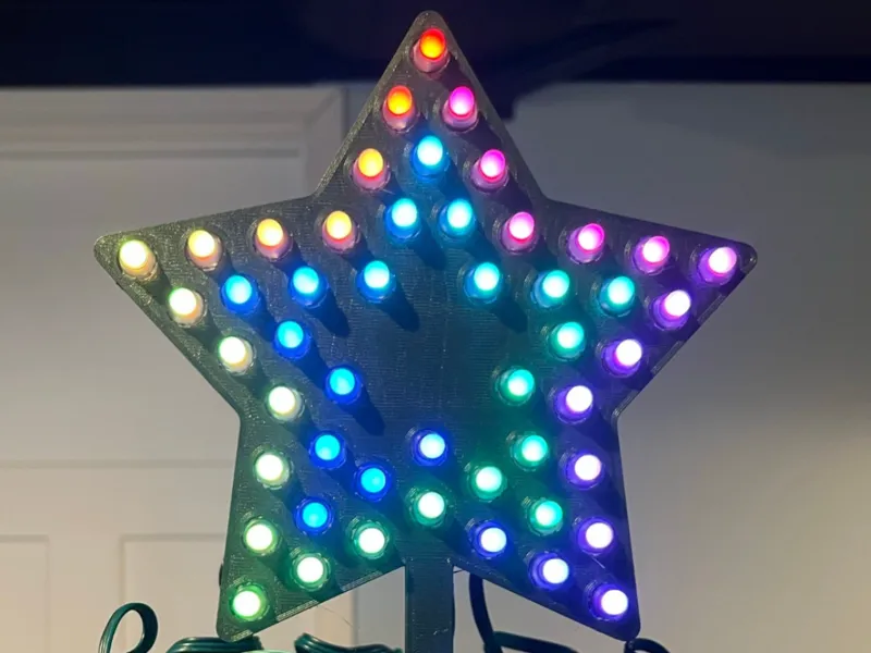 WS2811 Star for Walmart RGB Tree
