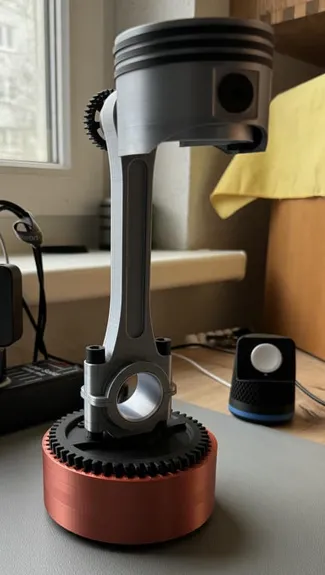Engine Piston Lamp - Stand (With ESP D1 mini)