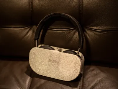 Headphone Carrying Case, Bling Bling Hard Shell Protective Case for Headphones