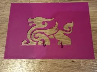 Kukirin template for spray paint on deck