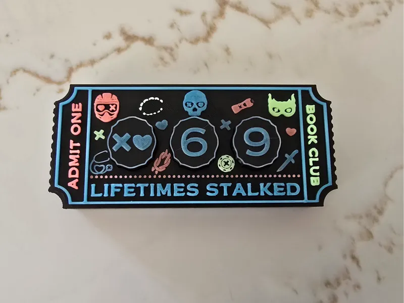 Into Darkness Book Counter Clicker