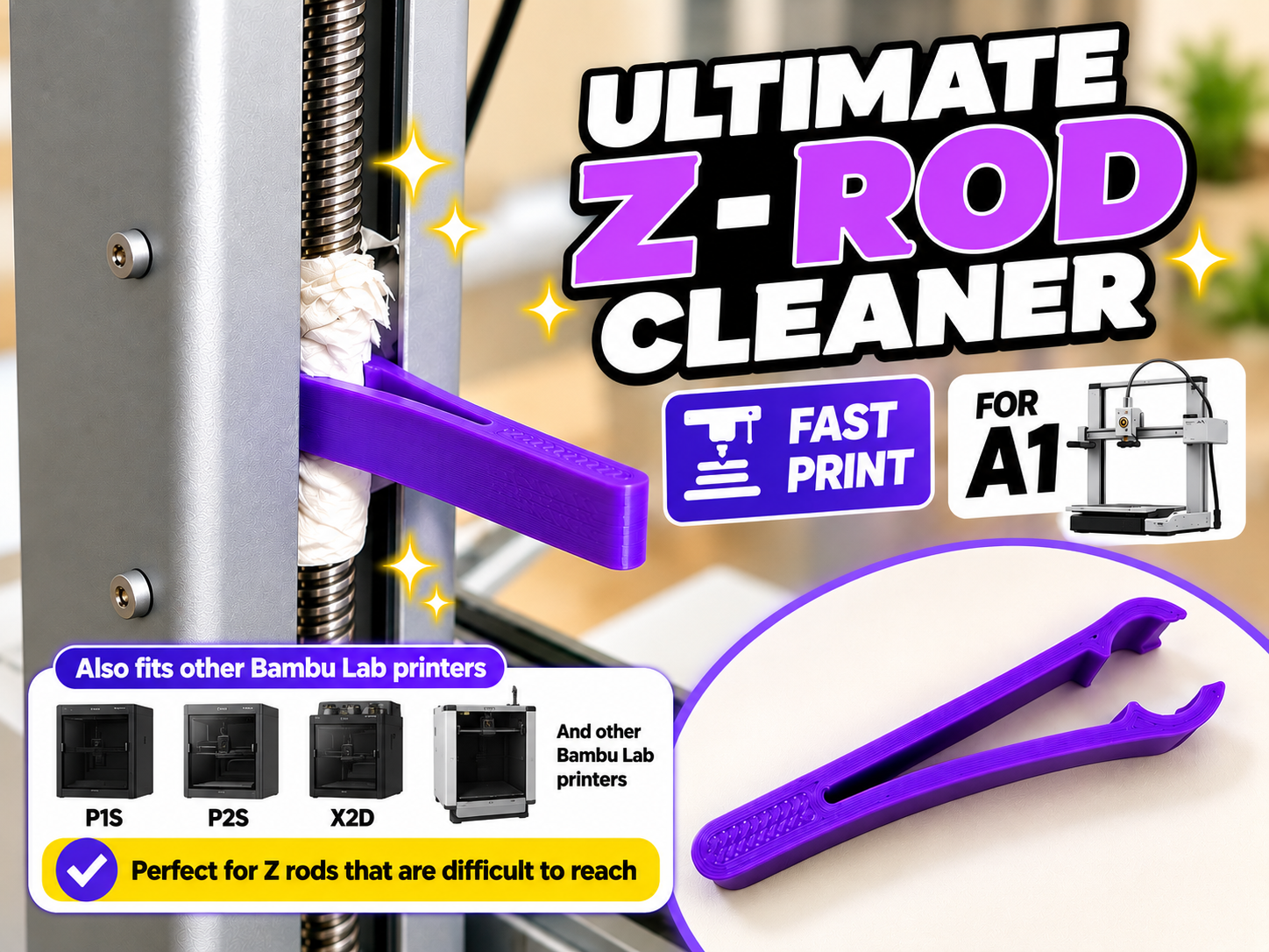 Ultimate Z - rod Cleaner - Fast Print - 1