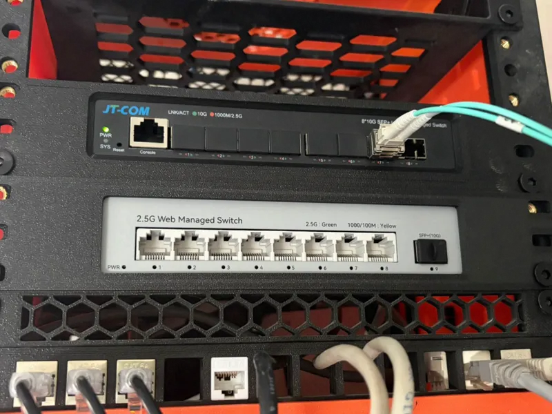 rack 10" soporte para Horaco 8p 2.5G + 1 SFP+
