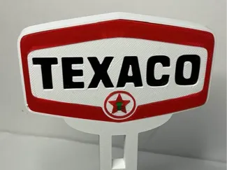 Texaco Gas station sign Small