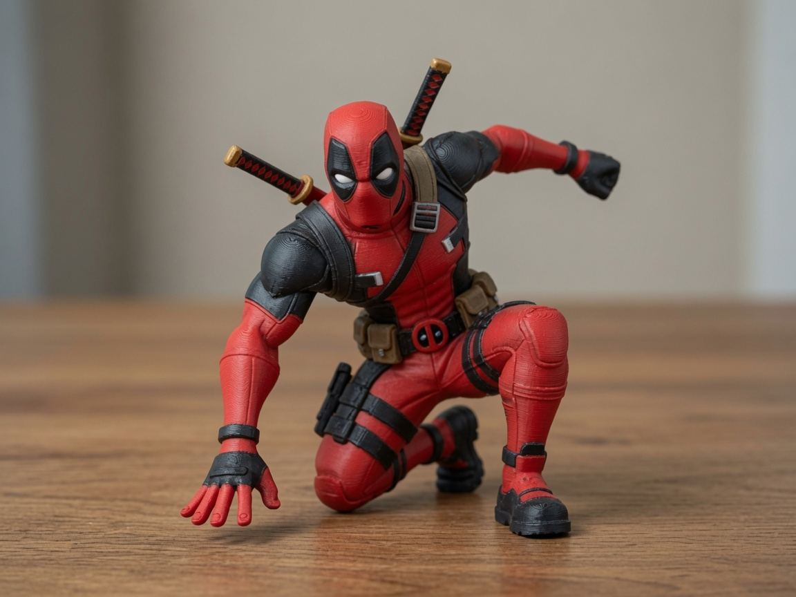 Deadpool Landing Figure | Marvel