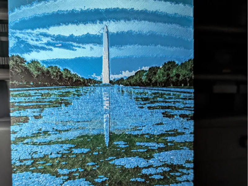 Modern Washington Lincoln Memorial Reflecting Pool