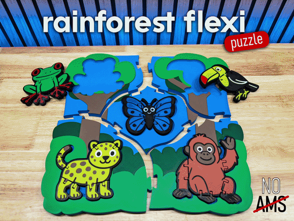 Rainforest Flexi Matching Puzzle • No AMS Required