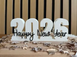 2026 Happy New Year Schriftzug