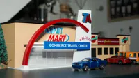 Travel Center & Mart Model Set - All Parts