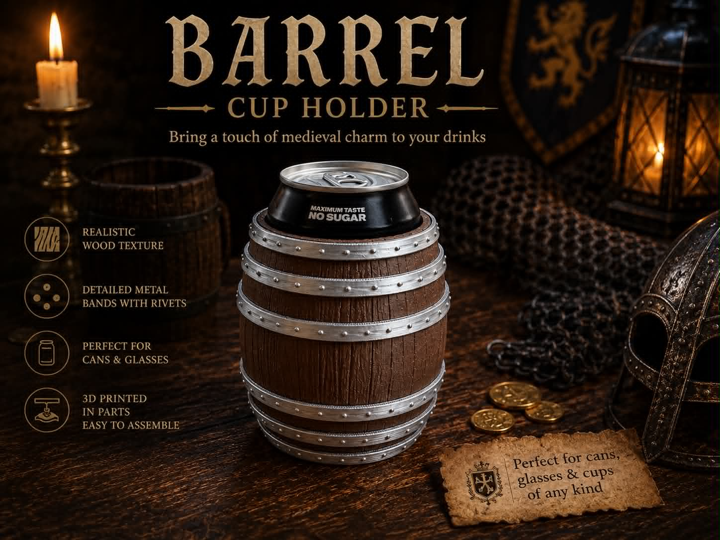 The Barrel - Cup Holder