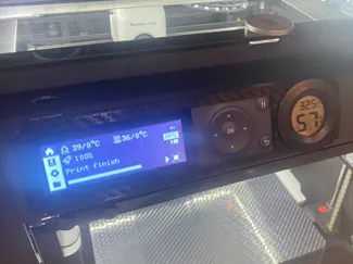 P1S screen bezel with hygrometer mount v1