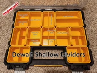 Dewalt Shallow Pro Organizer Inserts