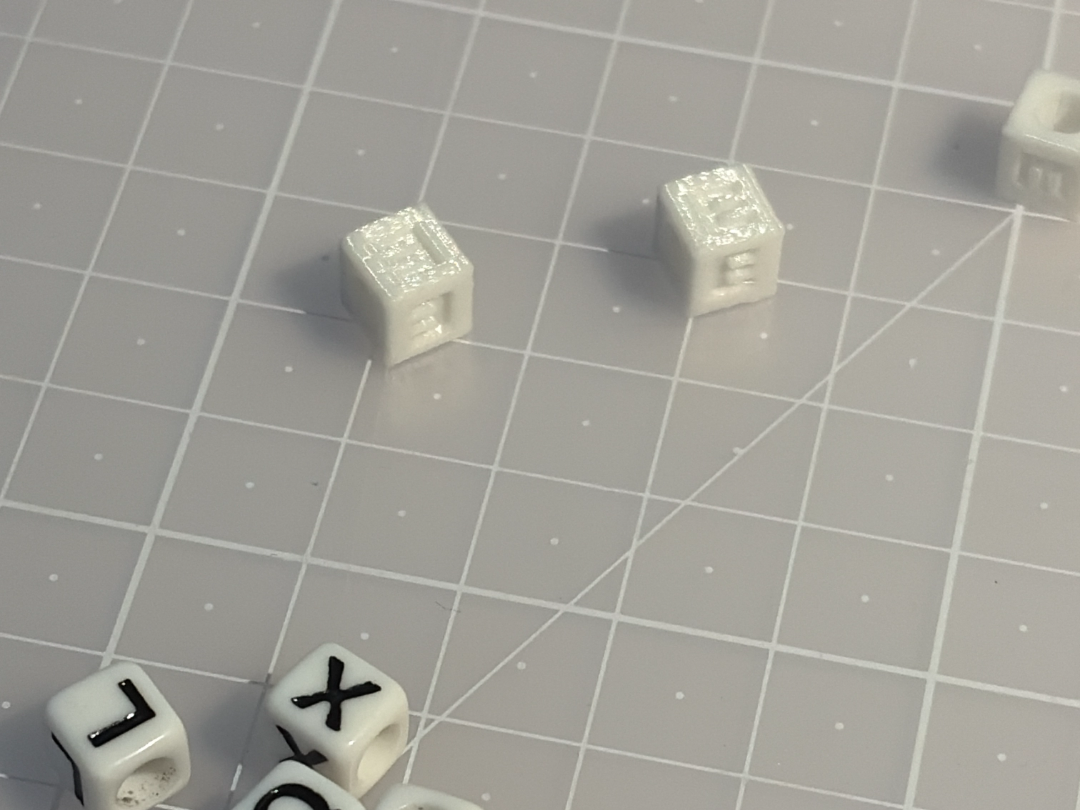 Pony beads (E) 0.2mm nozzle required