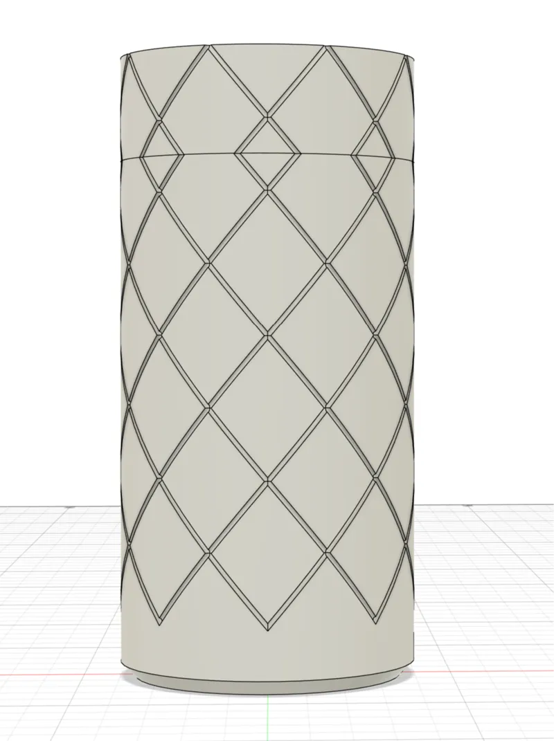 Twist Pod - 80mm x 40mm dia. cylindrical container