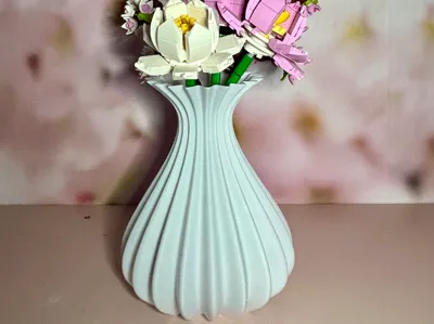 flared spiral vase