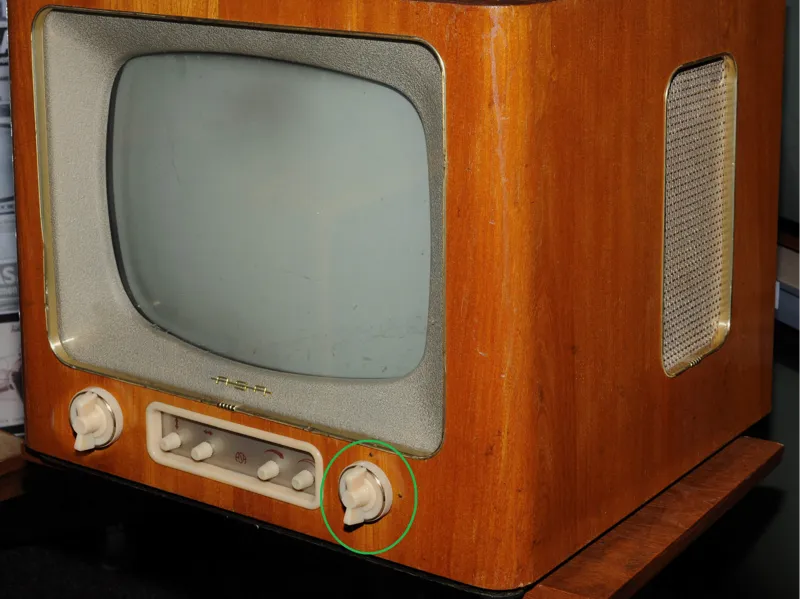 Knob for 1950's ASA TV