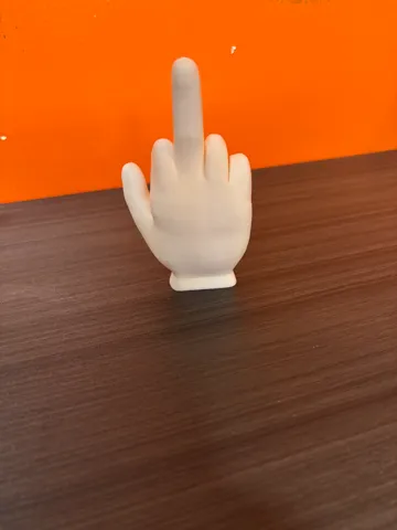 Modelo para impresión 3D: Large Middle Finger — vista de referencia 2