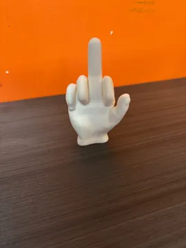 Modelo para impresión 3D: Large Middle Finger — vista de referencia 4
