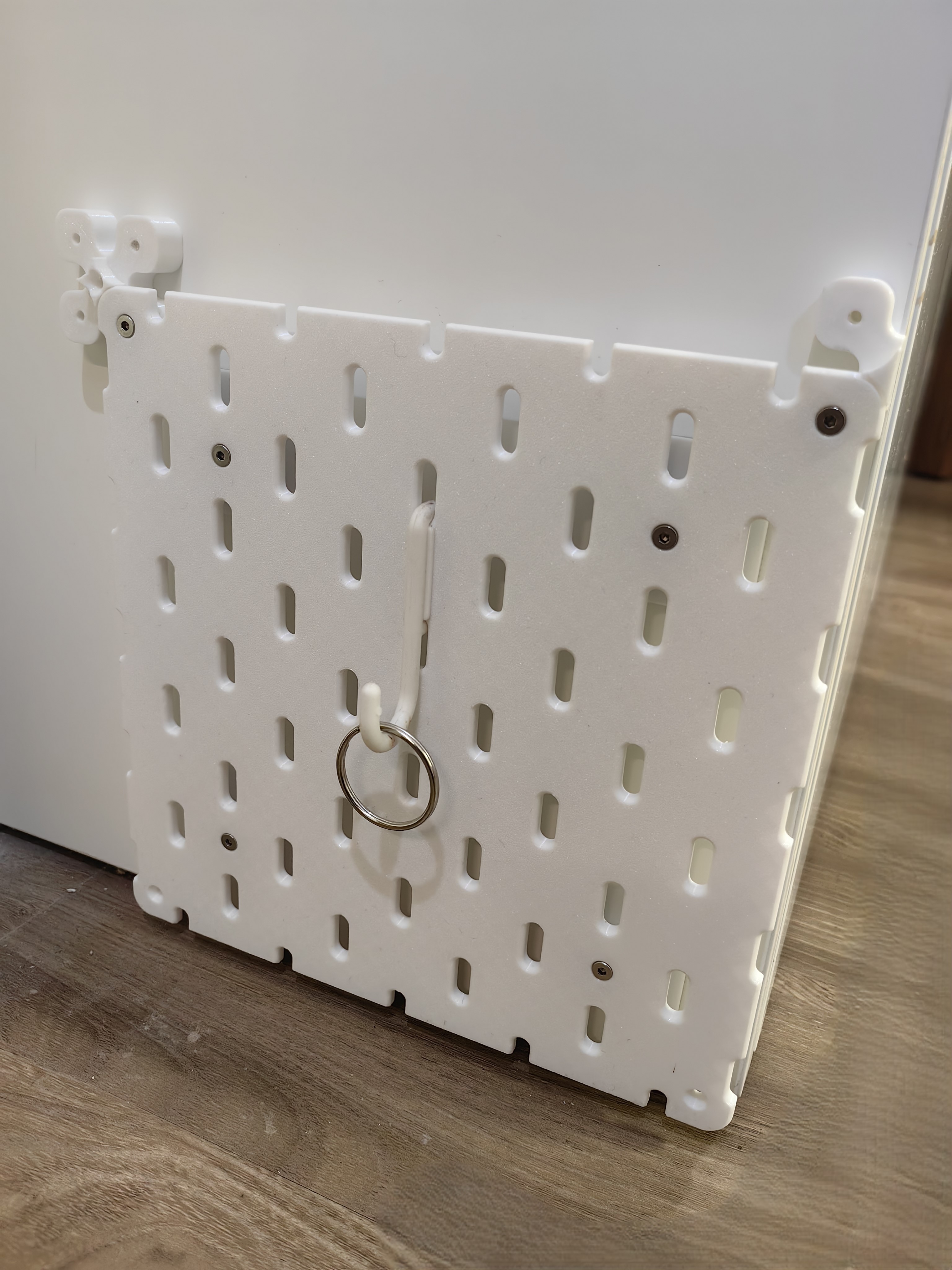 Miniatura 8 do modelo 3D 宜家洞洞板 IKEA SKADIS｜多尺寸 多规格 4×20-20×20cm｜全孔可用｜多种安装方式