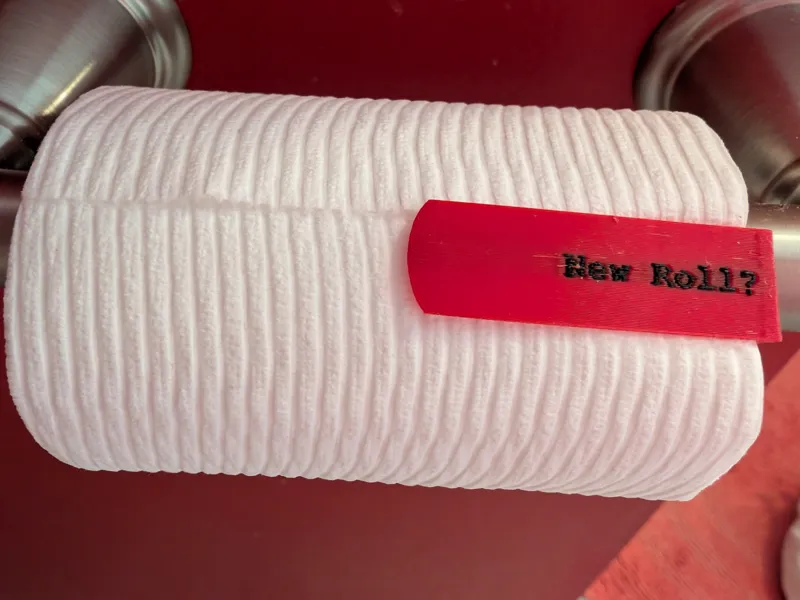 Toilet Paper New Roll Marker