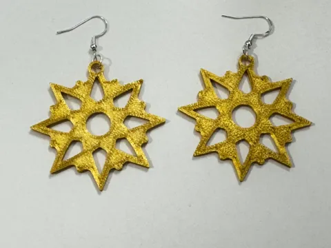 star earrings