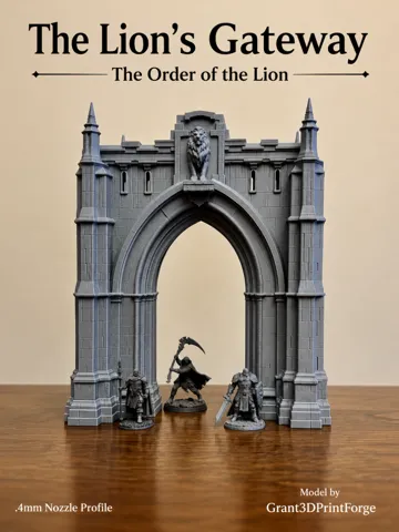 Escenografía en miniatura: The Lion's Gateway - The Order of the Lion Terrain — vista de referencia 2
