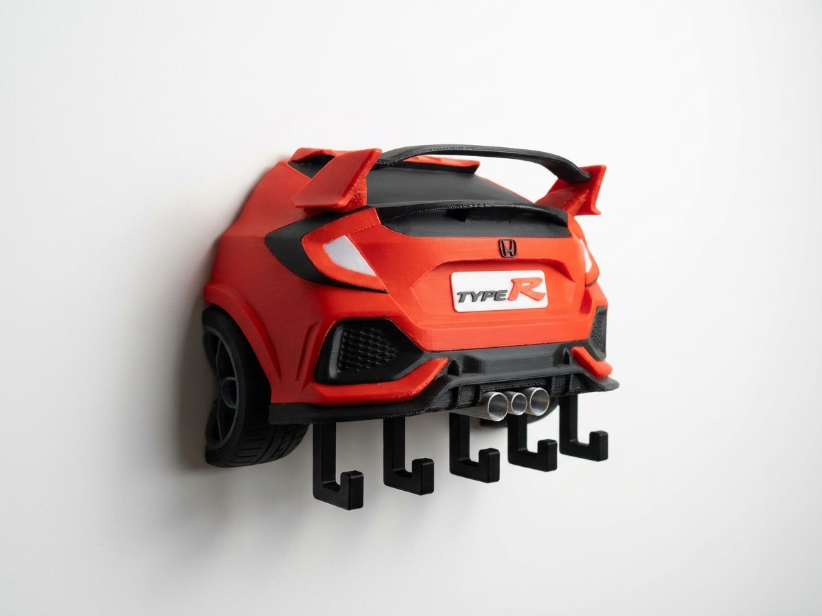 Honda Type R FK8 PortaChaves de Parede - 1