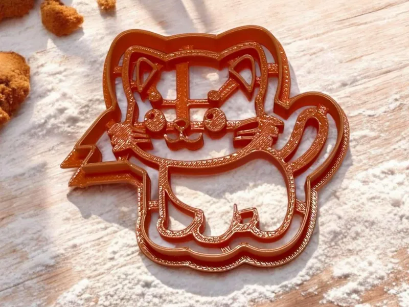 Cookie cutter cat
