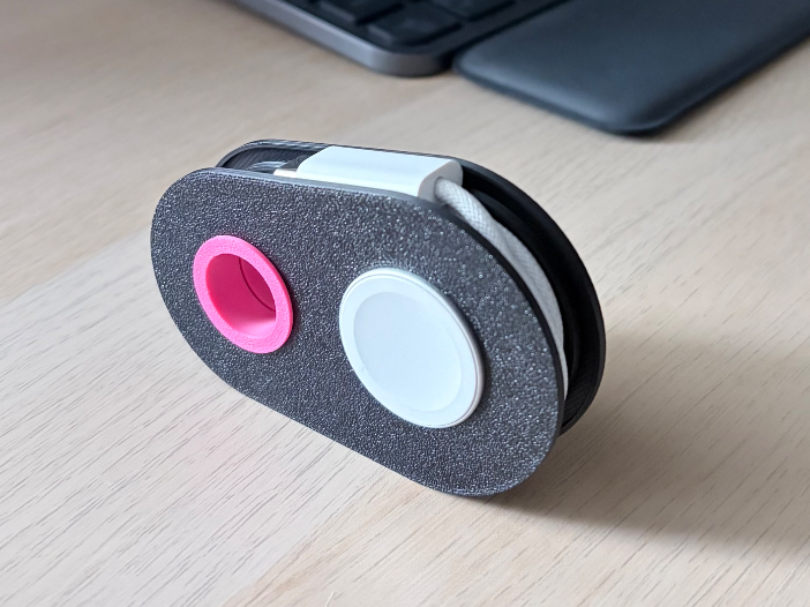 Compact Apple Watch Charger Organizer for Travel