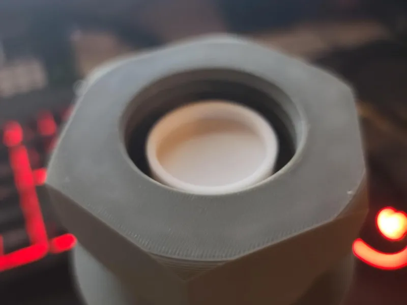 Huge Spark Plug Lamp Mini Puck Adapter 