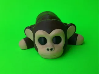 Articulated Monkey, Cute Flexi Animal Fidget Toy