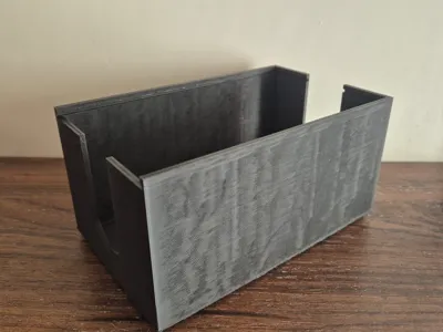 Stackable Box with sliding lid for cards