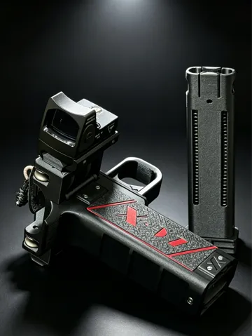 Modelo para impresión 3D: Semi‑automatic Slingshot Launcher — vista de referencia 2