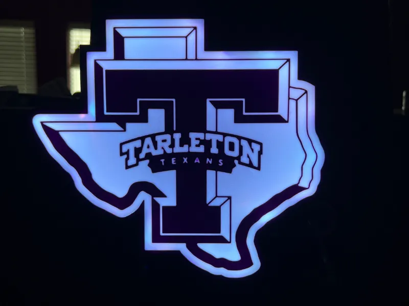 Tarleton Texans Light Box