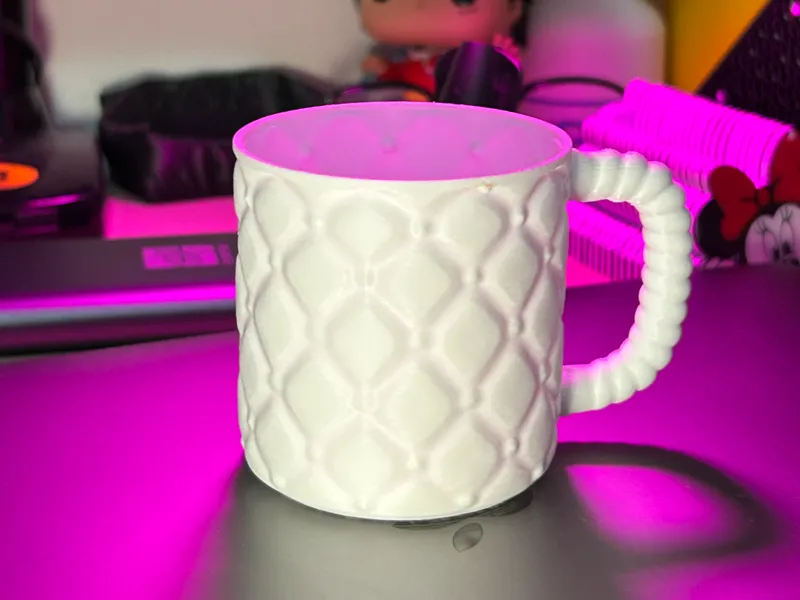 tazza stile trapunta