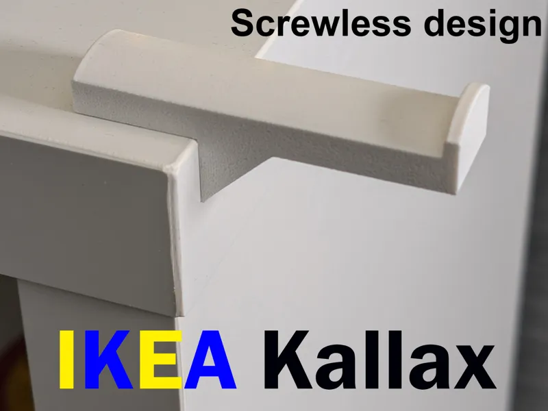IKEA Kallax hanger with press fit