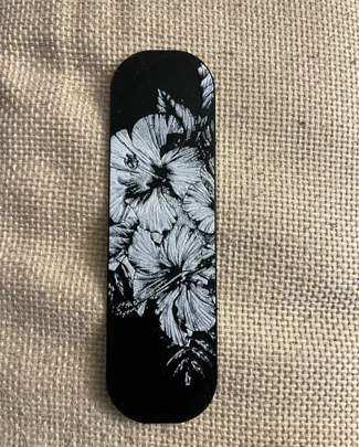 Bookmark Hibiscus Hueforge