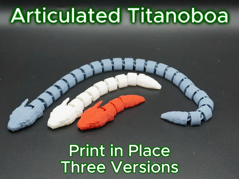 Articulated Titanoboa Snake - Ark inspired