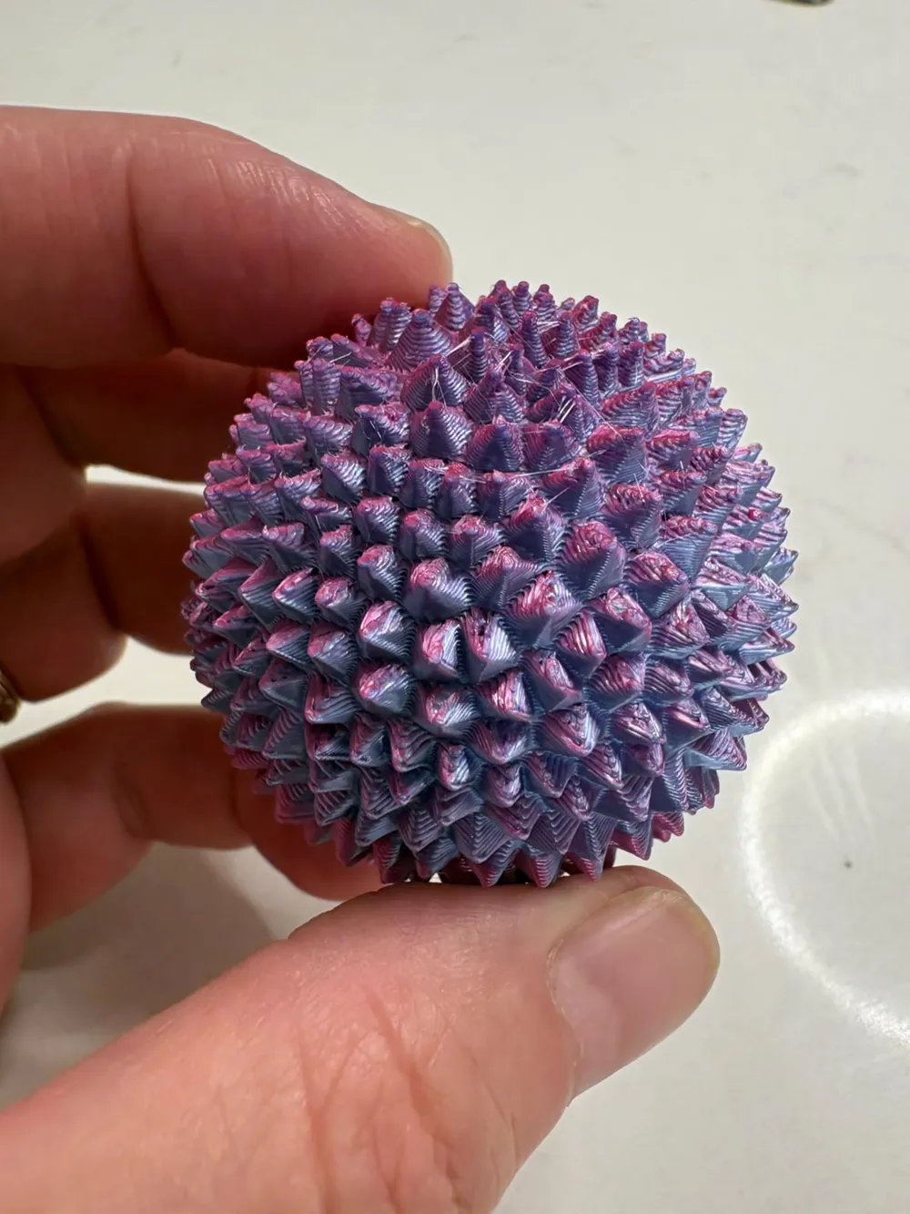 Ball Pattern Design PTSD Sensory spiky ball ( Crystal Mosaic pattern) - Free 3D Print Model ...