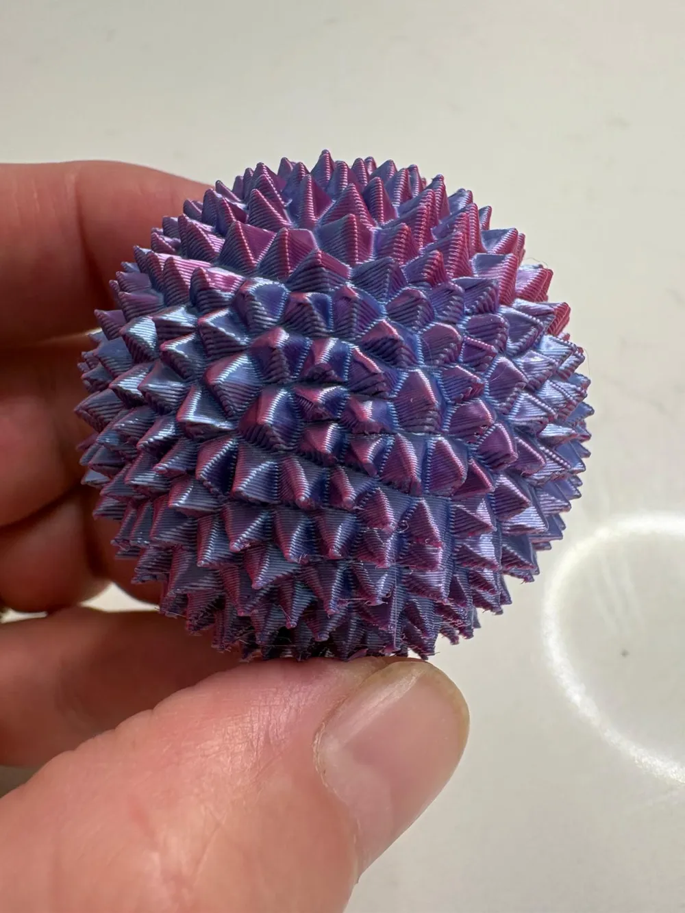 Ball Pattern Design PTSD Sensory spiky ball ( Crystal Mosaic pattern) - Free 3D Print Model ...
