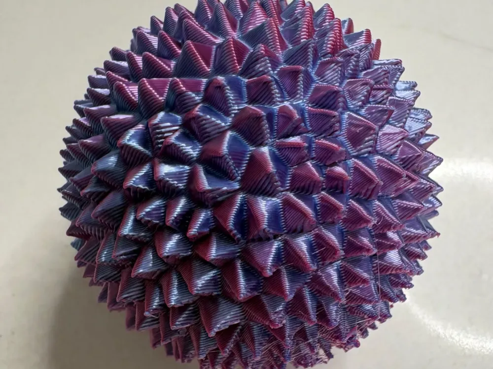 Ball Pattern Design PTSD Sensory spiky ball ( Crystal Mosaic pattern) - Free 3D Print Model ...