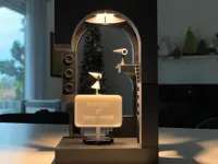 Trophée-lampe façon Monument Valley — photo 1