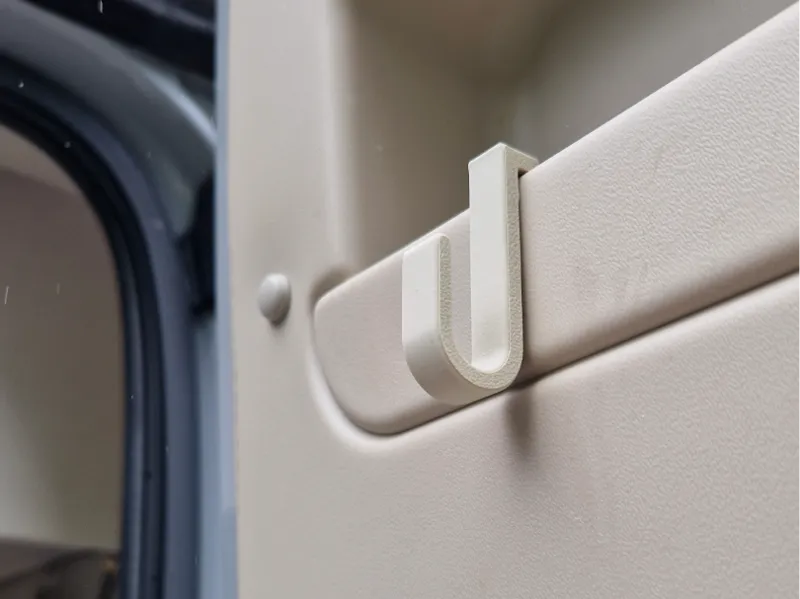 Haken für Campervan Tür mit Fach